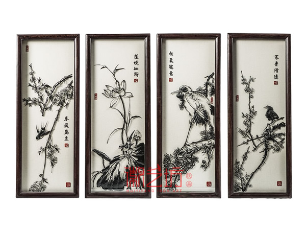 精品收藏花鳥鐵畫
