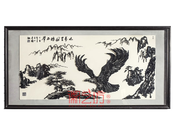 九萬里風鵬正舉精品裝飾掛畫蕪湖鐵畫
